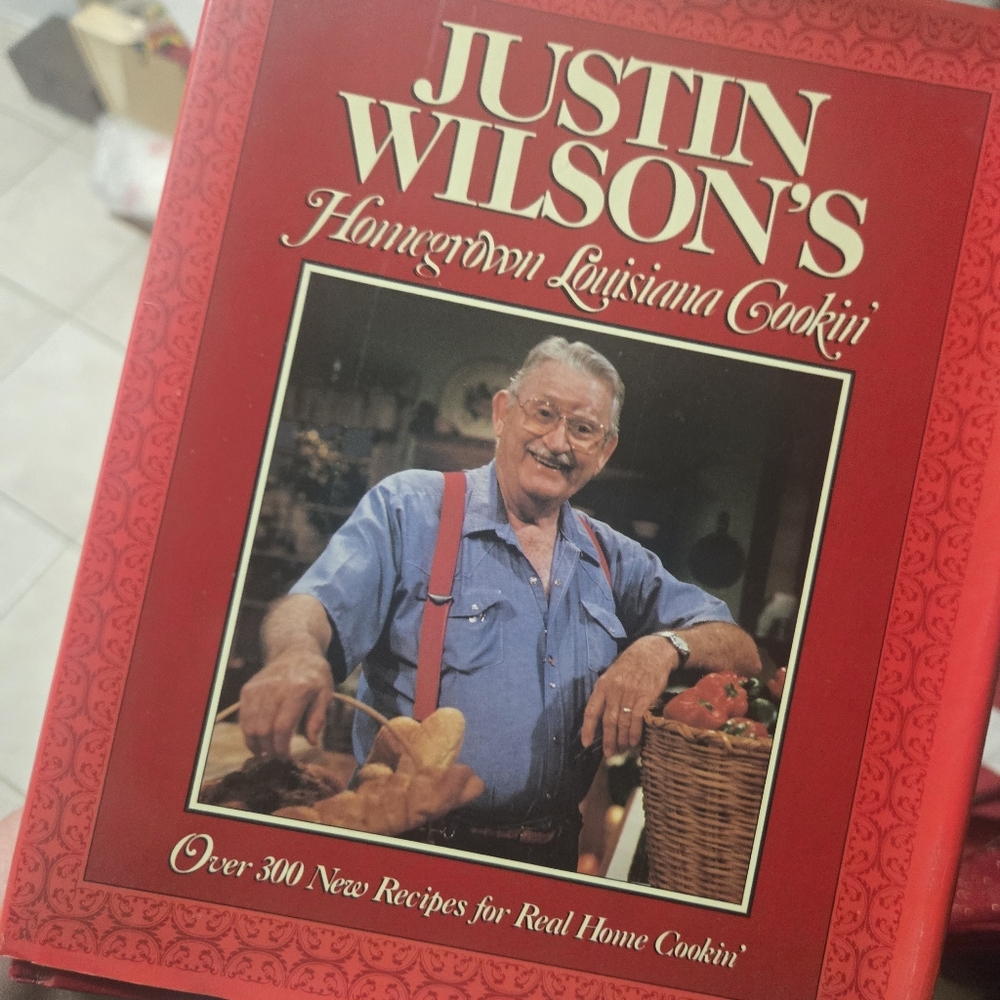Justin Wilson's Hometown Louisiana Cookin, Cookbook And Holiday Dish Recipes